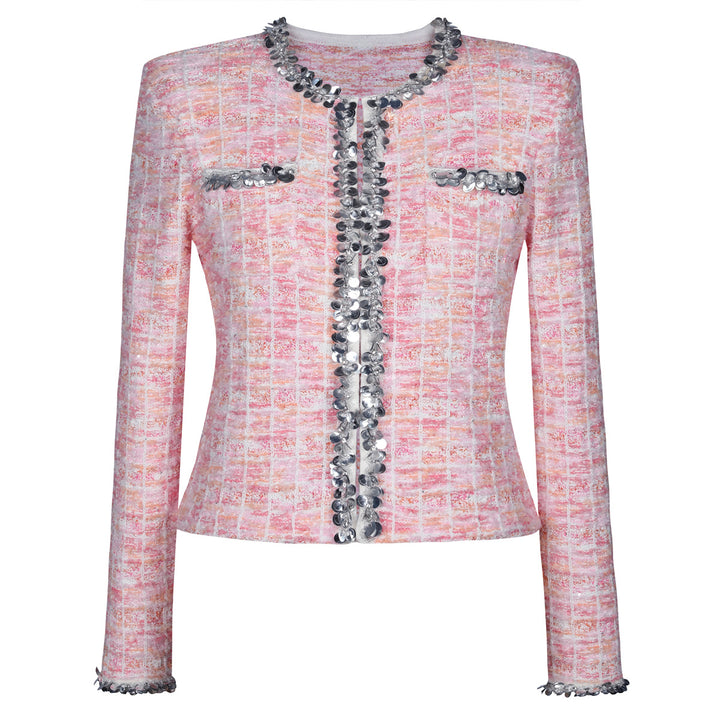 褶皱喇叭袖上衣和高腰裙套装，配腰带 – Rosiny 