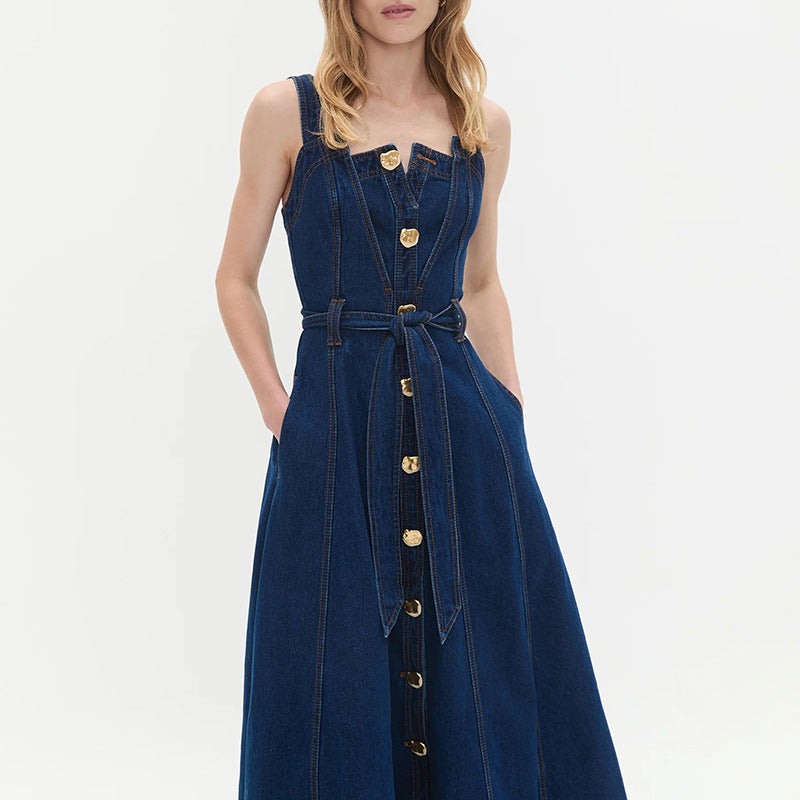 Geplooide top met uitlopende mouwen en maxi-rok set met tailleband – Rosiny 