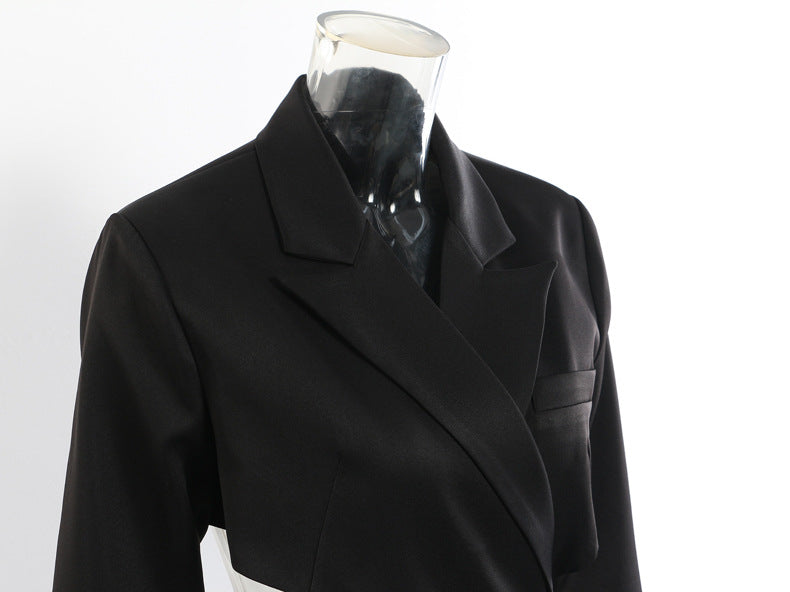 جاكيت بليزر مصمم خصيصًا بكتفين مكشوفتين - عاجي