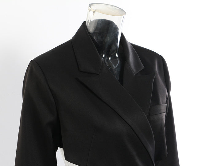 جاكيت بليزر مصمم خصيصًا بكتفين مكشوفتين - عاجي