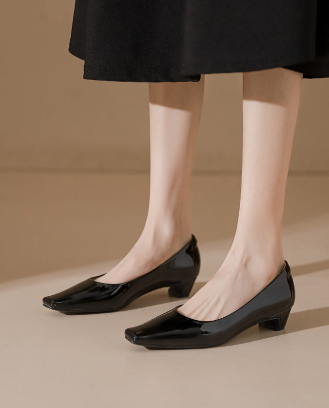 low-heel pumps with square toe - CELINALO