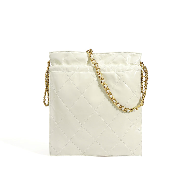 sac cabas en rotin tissé avec doubles poignées en cuir – LÉONIE 