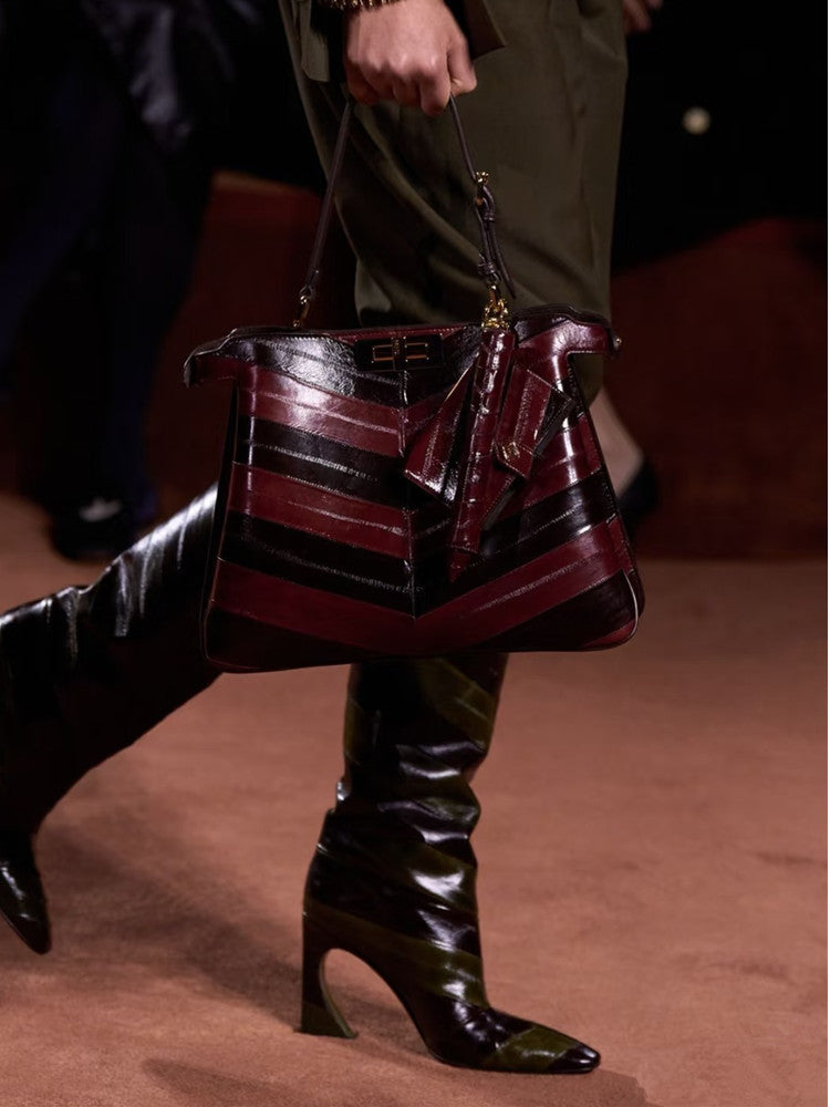 Geplooide top met uitlopende mouwen en maxi-rok set met tailleband – Rosiny 