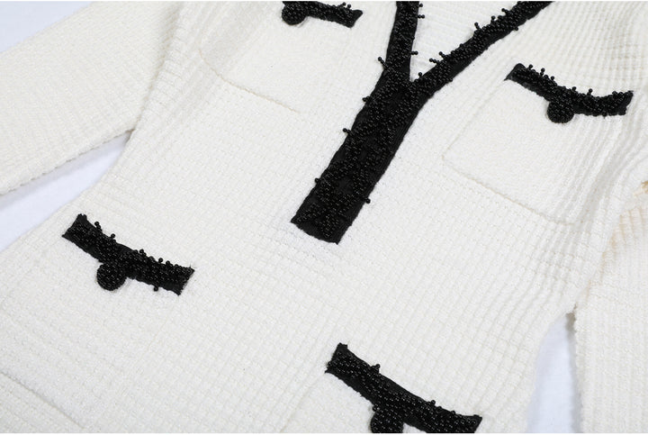 Geplooide top met uitlopende mouwen en maxi-rok set met tailleband – Rosiny 