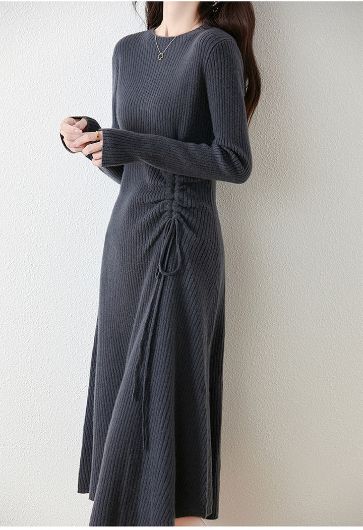 فستان ماكسي أنيق بأكمام طويلة – ليريا