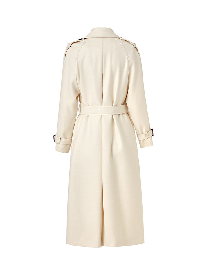 luxury double-breasted trench coat – AURELIA