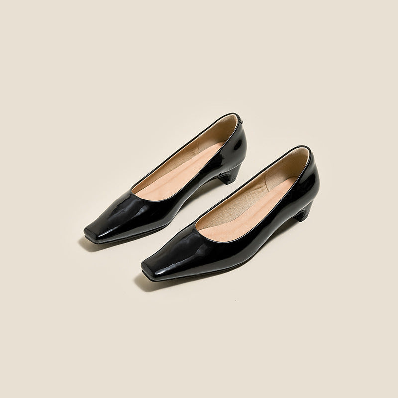 low-heel pumps with square toe - CELINALO