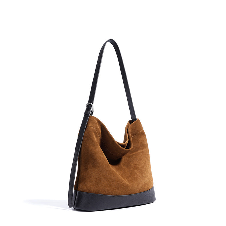 sac cabas en rotin tissé avec doubles poignées en cuir – LÉONIE 