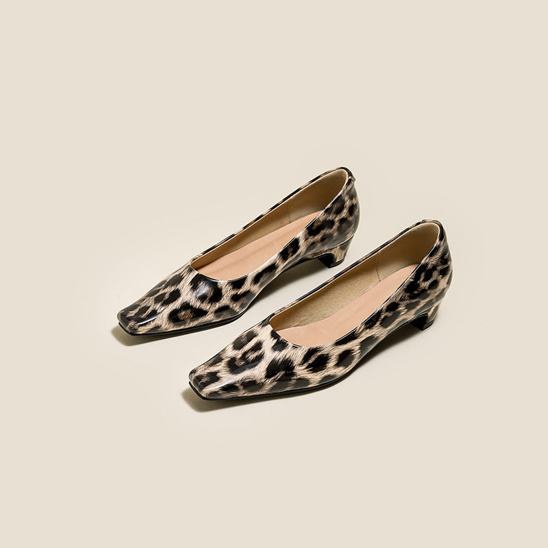 low-heel pumps with square toe - CELINALO