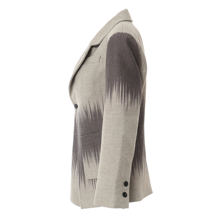 Geplooide top met uitlopende mouwen en maxi-rok set met tailleband – Rosiny 