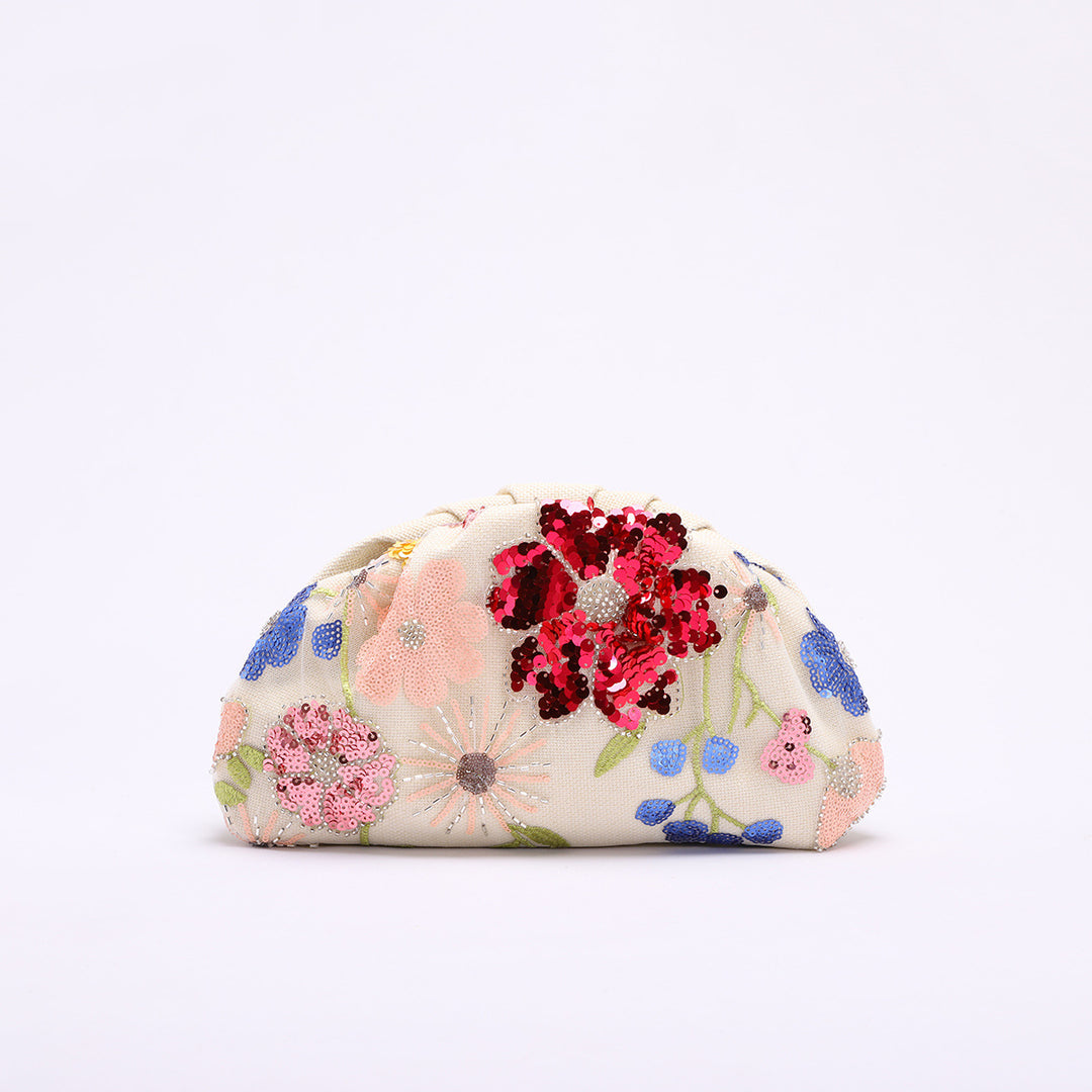 geweven rieten draagtas met dubbele leren handvatten – LÉONIE 