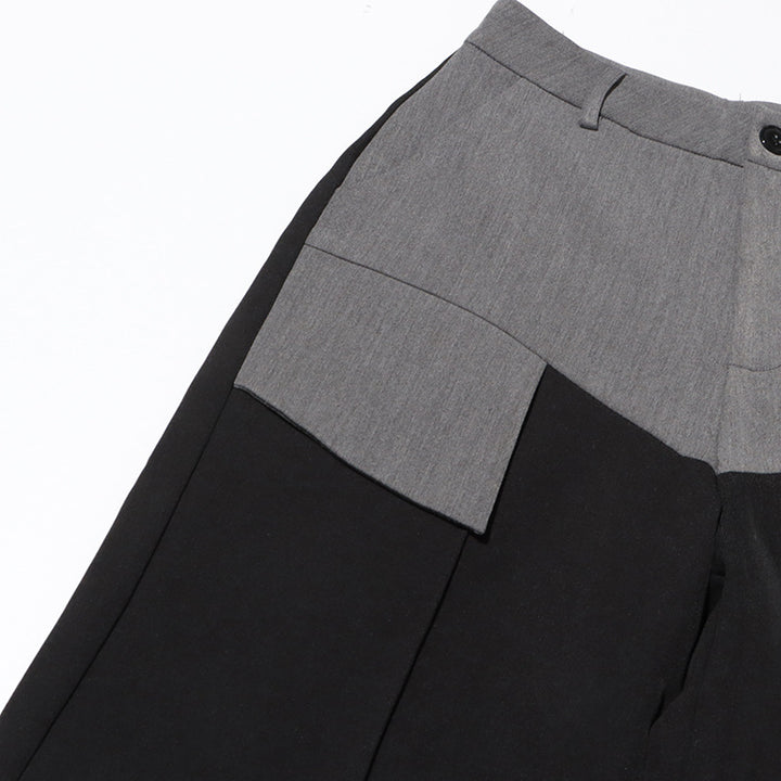 طقم مكون من بلوزة قصيرة مكشوفة الكتفين وبنطلون مُفصل متعدد الطبقات – نوار إيدج