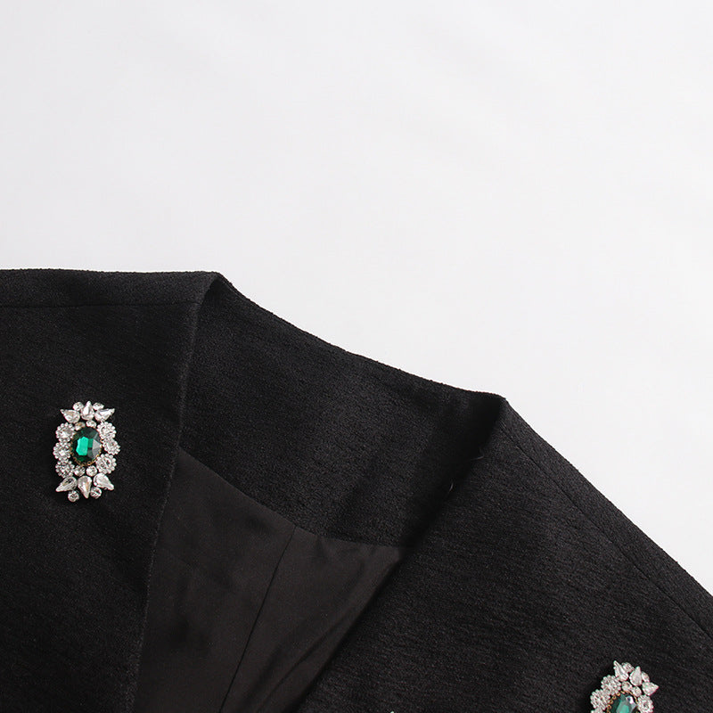 بلوزة ملفوفة بأكمام قصيرة مزينة بالكريستال – نوفالوي