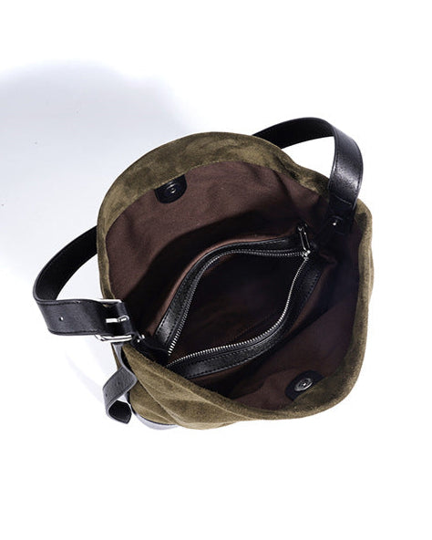 sac cabas en rotin tissé avec doubles poignées en cuir – LÉONIE 