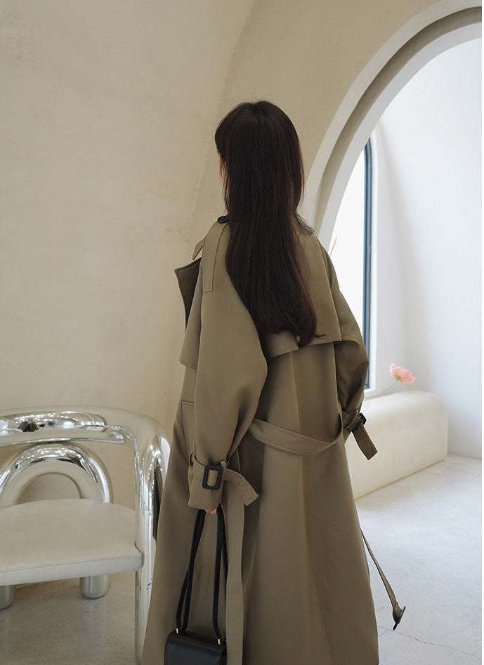 classic double-breasted trench coat – OLIVIA