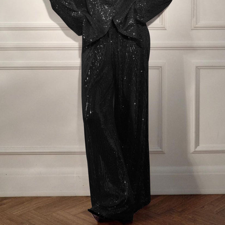 sequined oversized blazer suit – GURORA