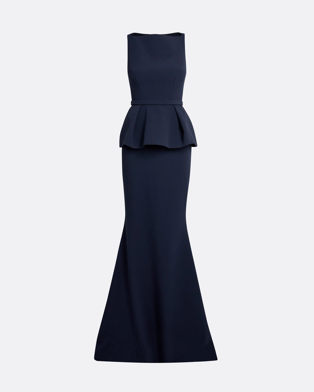 فستان حورية البحر بدون أكمام مع ببلوم منظم – ماريتزا