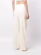 بنطلون مزخرف بفتحة وقصة ساق مستقيمة – العقيق