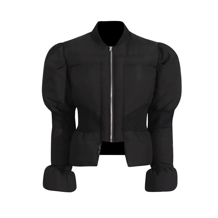 Haut à manches évasées plissées et ensemble jupe longue avec ceinture à la taille – Rosiny 