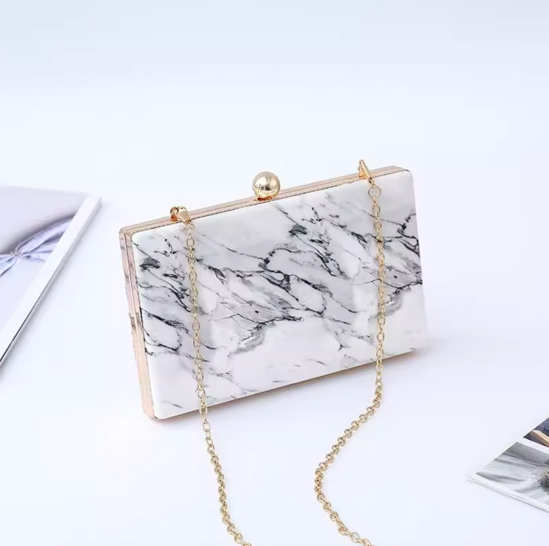 Marble Elegance Mini Bag