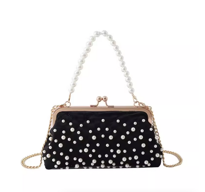 Pearl Adorned Clutch