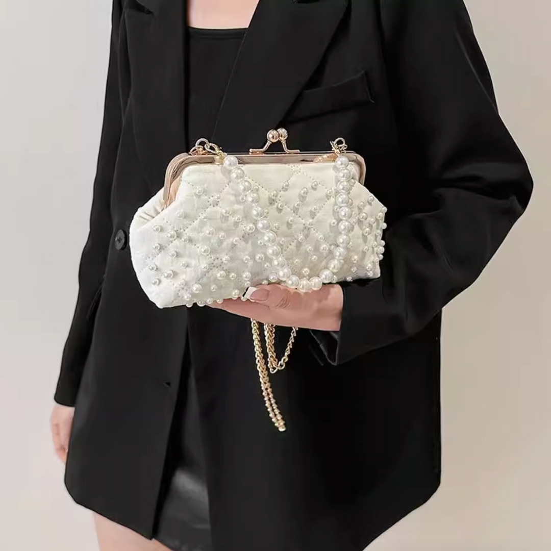 Pearl Adorned Clutch