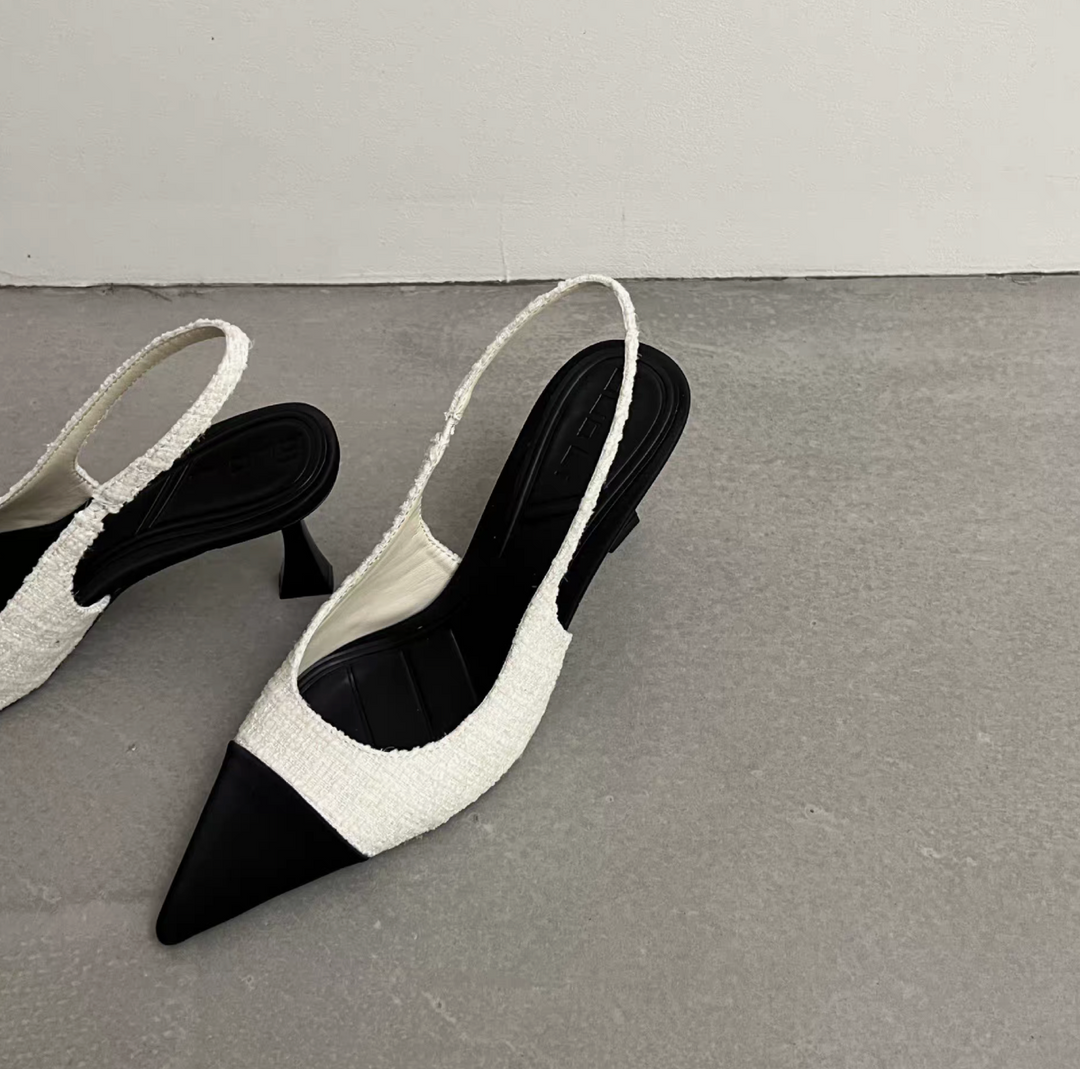 Pointed Heels with Strap