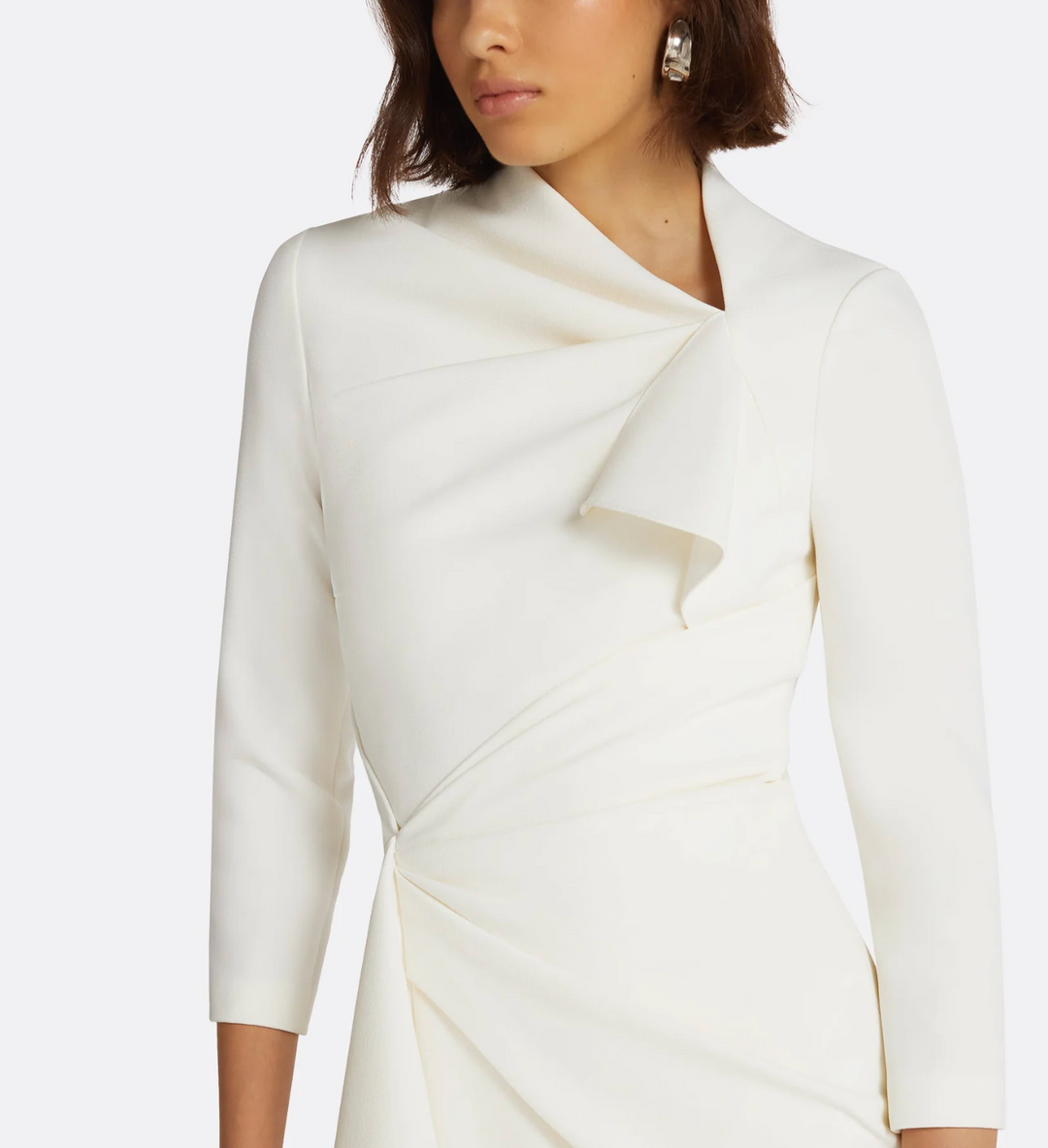 فستان بأكمام طويلة مع درابزين منحوت – فونيي