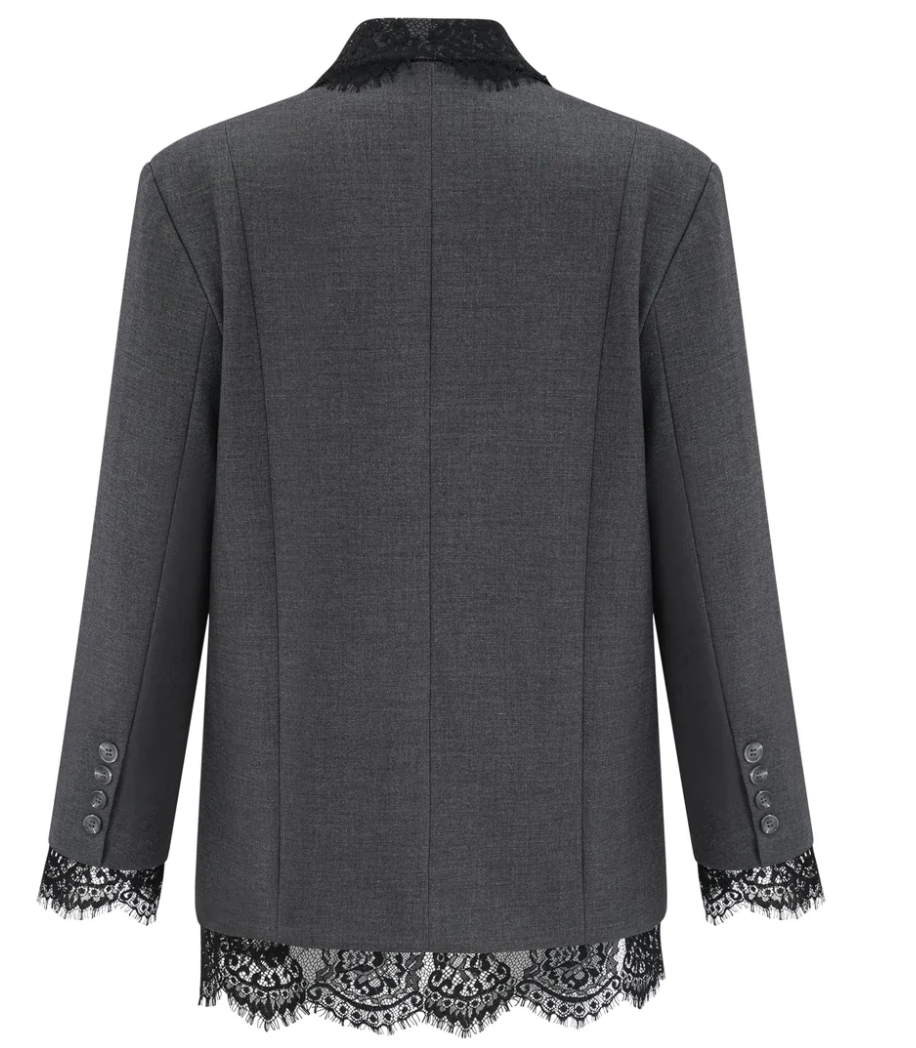 褶皱喇叭袖上衣和高腰裙套装，配腰带 – Rosiny 