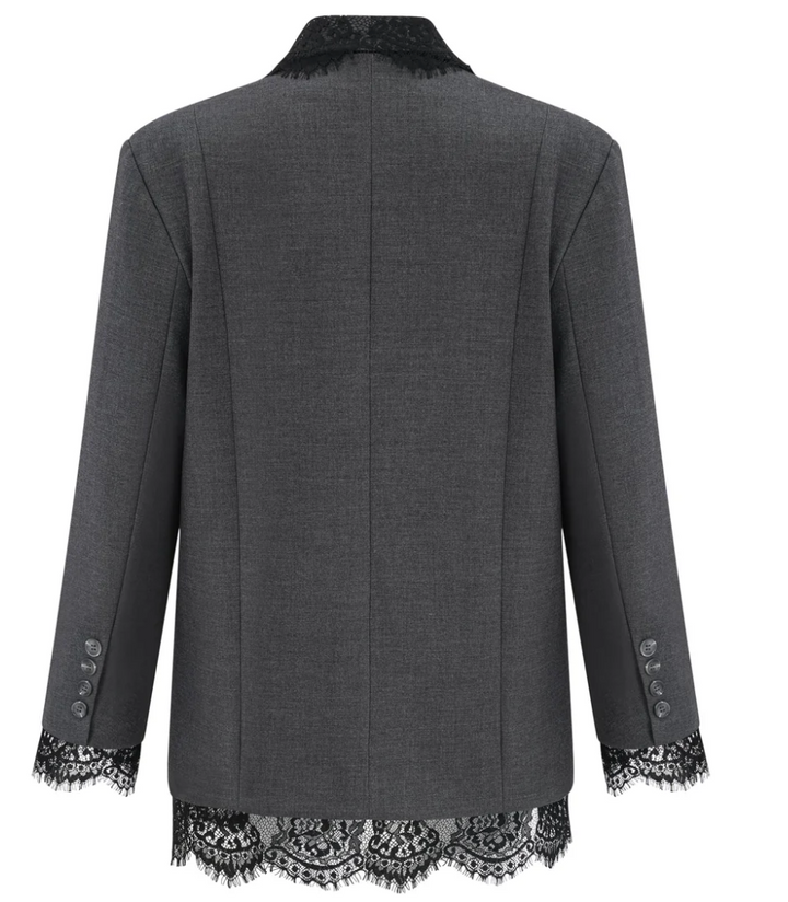 褶皱喇叭袖上衣和高腰裙套装，配腰带 – Rosiny 