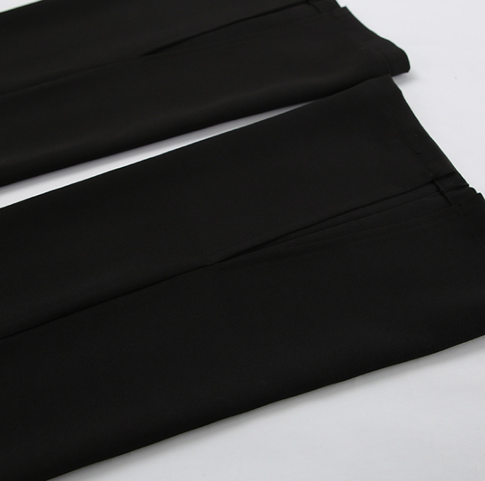 high-waist tailored flare pants – NOIRLINE