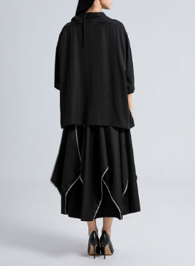 oversized hooded top with wide sleeves – EASE