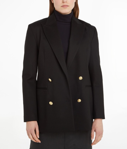 جاكيت مخملي بأزرار أمامية وحافة من الدانتيل الشفاف - صيفي