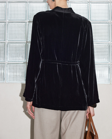 طقم مكون من بلوزة قصيرة وتنورة طويلة من الدانتيل الزهري - أزرق سماوي