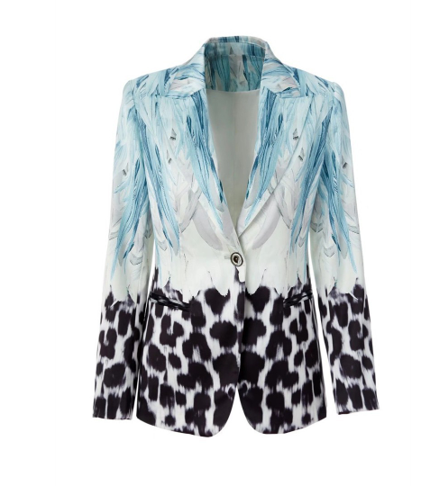 طقم مكون من بلوزة قصيرة وتنورة طويلة من الدانتيل الزهري - أزرق سماوي