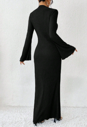 فستان ماكسي أنيق بأكمام طويلة – ليريا