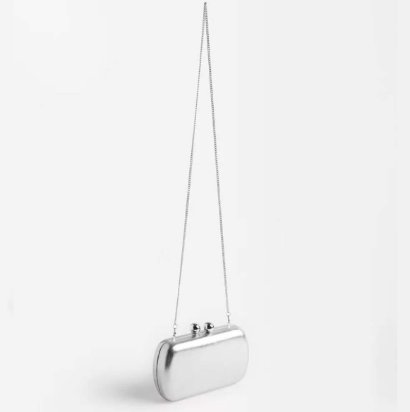 حقيبة يد مستطيلة الشكل مصنوعة من الروطان المنسوج ذي الملمس الطبيعي - صحارى