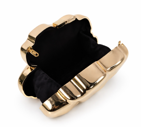 حقيبة يد مستطيلة الشكل مصنوعة من الروطان المنسوج ذي الملمس الطبيعي - صحارى