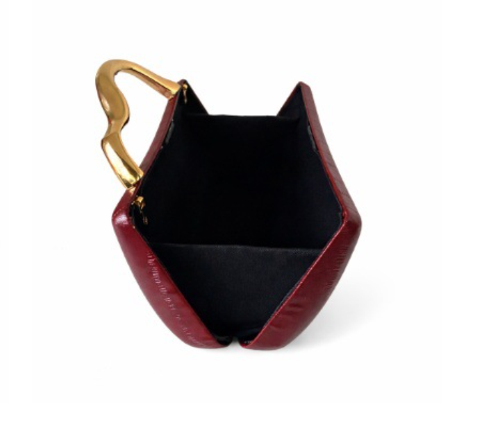 حقيبة يد مستطيلة الشكل مصنوعة من الروطان المنسوج ذي الملمس الطبيعي - صحارى