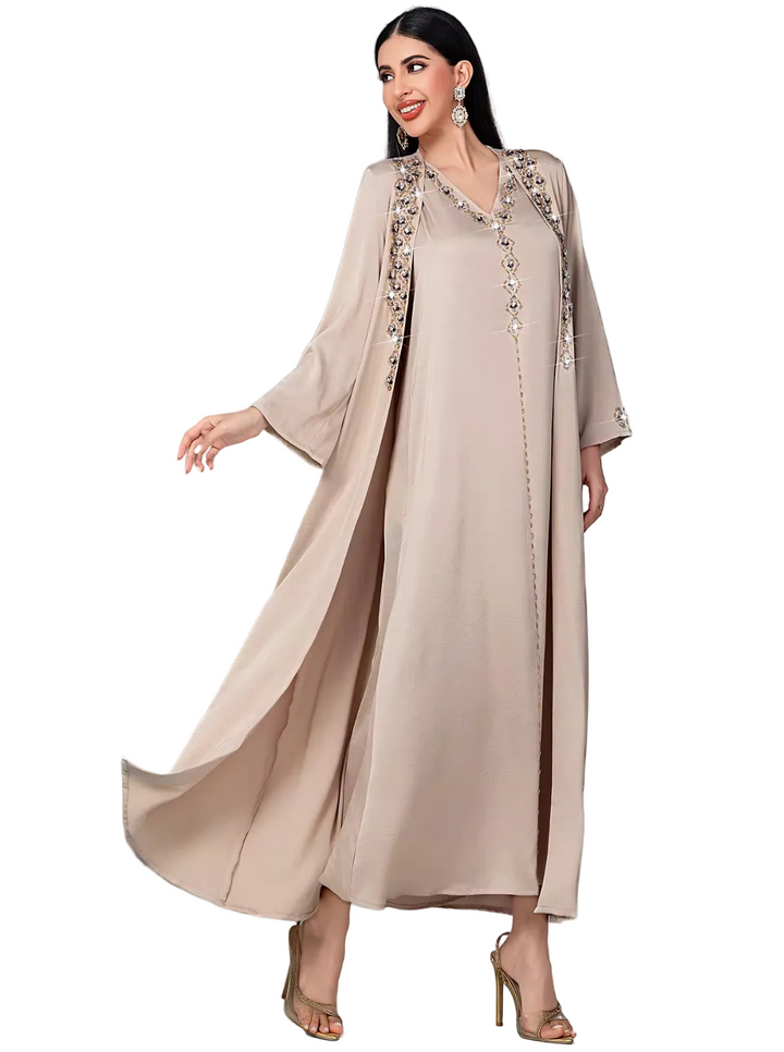 Elegant Long Sleeve Maxi Dress – AURORA