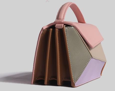 geweven rieten draagtas met dubbele leren handvatten – LÉONIE 