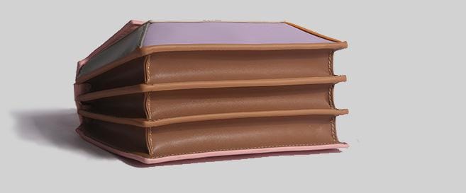 geweven rieten draagtas met dubbele leren handvatten – LÉONIE 