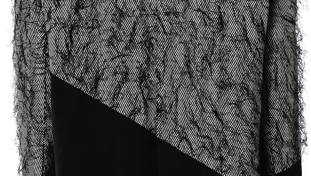 long blazer with contrast star panel – BASTRIND