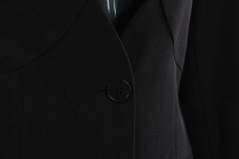 long tailored coat with curved neckline – VERZA