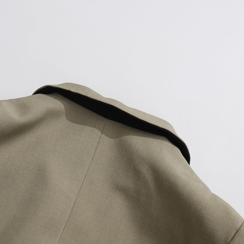 Geplooide top met uitlopende mouwen en maxi-rok set met tailleband – Rosiny 