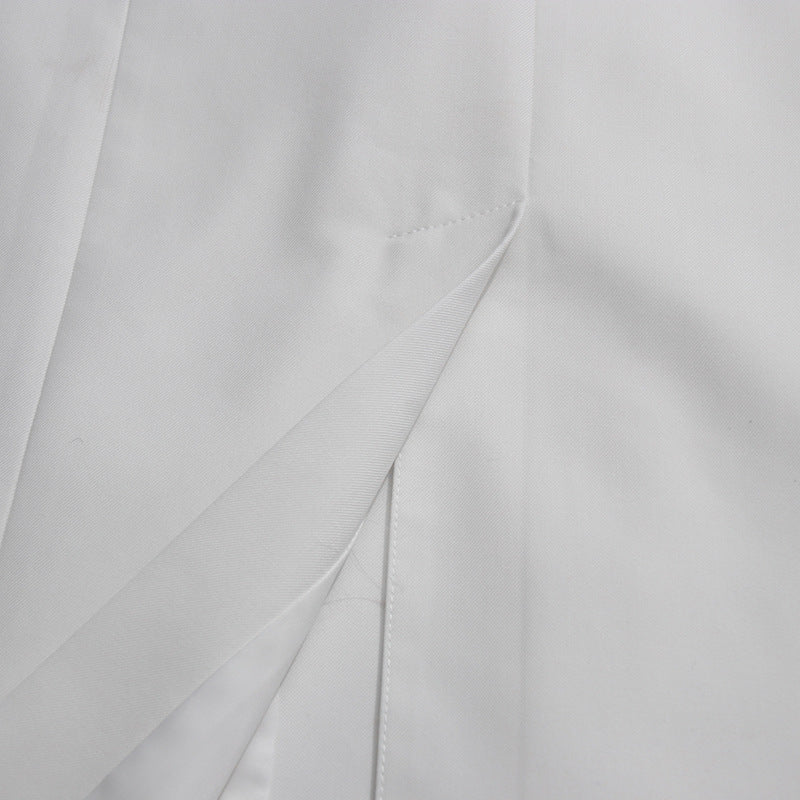 Geplooide top met uitlopende mouwen en maxi-rok set met tailleband – Rosiny 