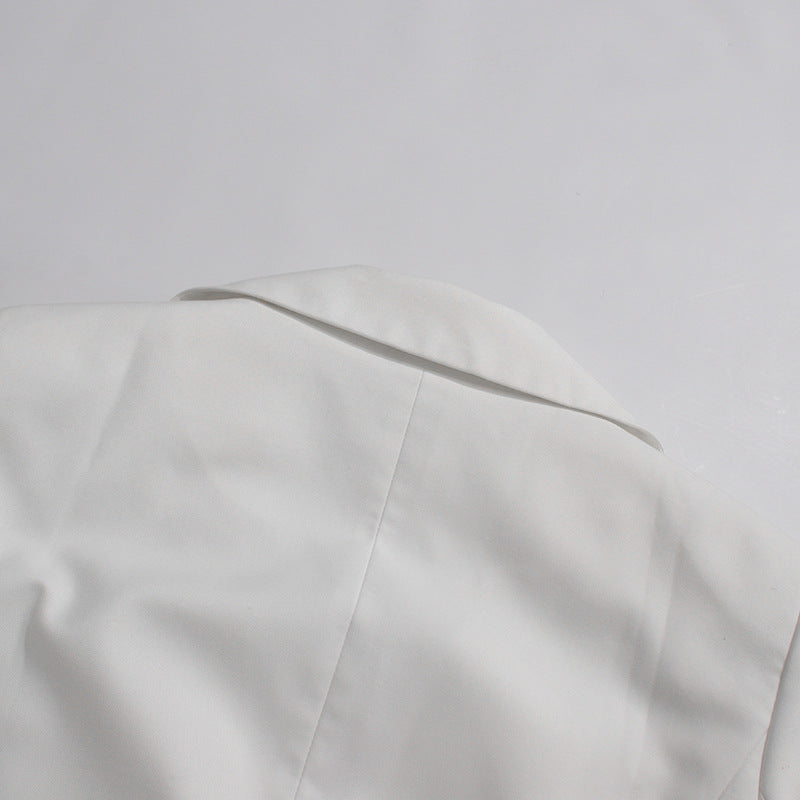 Geplooide top met uitlopende mouwen en maxi-rok set met tailleband – Rosiny 