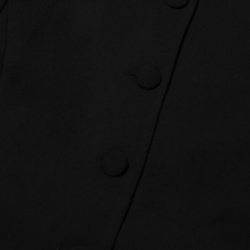 褶皱喇叭袖上衣和高腰裙套装，配腰带 – Rosiny 