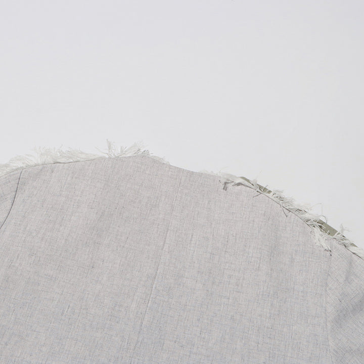 Geplooide top met uitlopende mouwen en maxi-rok set met tailleband – Rosiny 