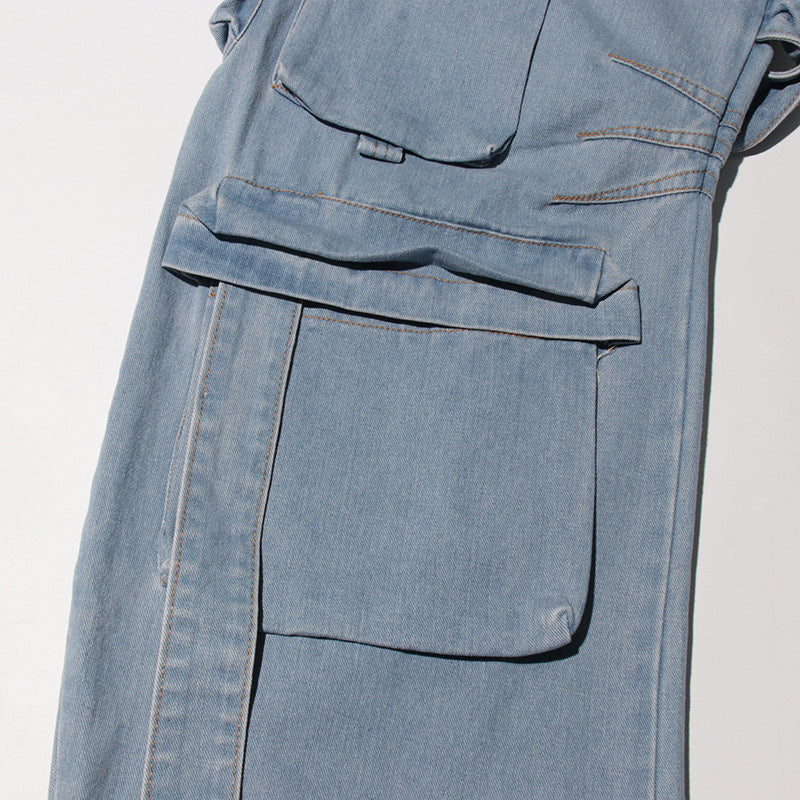 Geplooide top met uitlopende mouwen en maxi-rok set met tailleband – Rosiny 